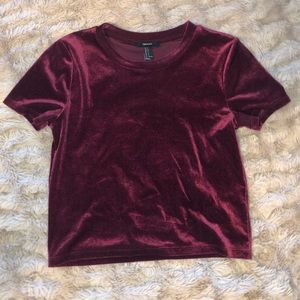 Forever21 Velvet Top
